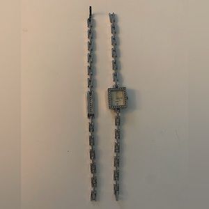 New Silver Watch and Bracelet